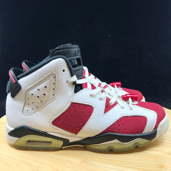 Nike Air Jordan 6 Retro BG Carmine Size 7Y - Picture 5 of 9